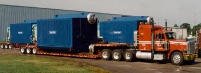 Watertube boiler shipping